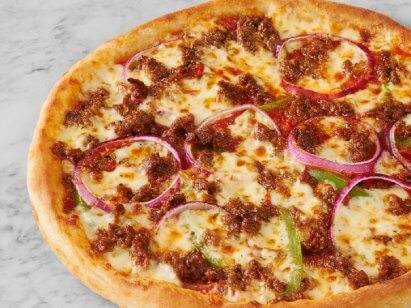 Sloppy Giuseppe pizza